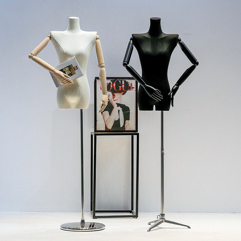 黑色大平肩模特道具女半身人台韩版服装店橱窗全身人偶模特展示架,淘宝优惠券,粉丝福利购,淘宝优惠卷