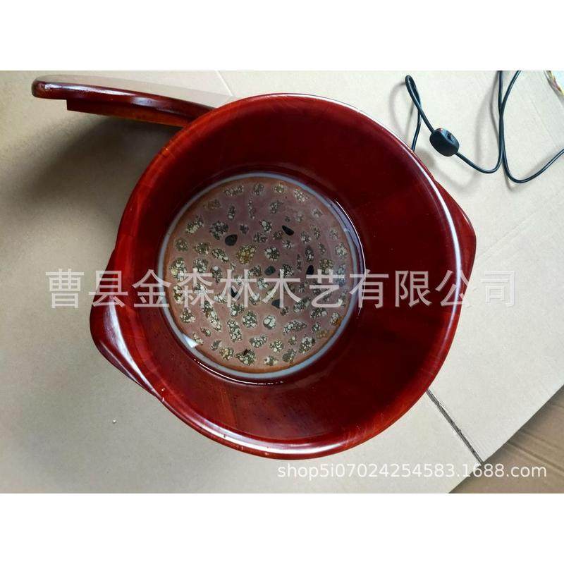 木制足浴桶泡脚木桶实木洗脚木盆养生桶足浴盆用按摩,淘宝优惠券,粉丝福利购,淘宝优惠卷
