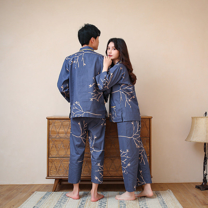长袖长裤汗蒸服情侣装纯棉加肥加大码男士桑拿洗浴衣女家居服睡衣,淘宝优惠券,粉丝福利购,淘宝优惠卷