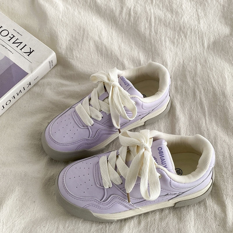 小众设计薄荷绿板鞋女2025新款春季百搭厚底德训鞋平底休闲运动鞋,淘宝优惠券,粉丝福利购,淘宝优惠卷