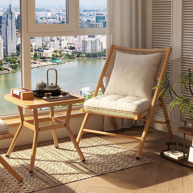 躺椅户外网红露营椅藤椅休闲椅沙发椅茶几三件套中式实木客厅阳台,淘宝优惠券,粉丝福利购,淘宝优惠卷