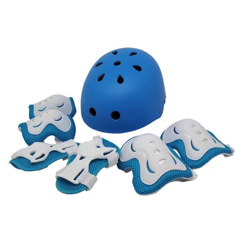 儿童轮滑护具梅花头盔安全帽护膝护手骑行平衡车滑板溜冰专业防护,淘宝优惠券,粉丝福利购,淘宝优惠卷