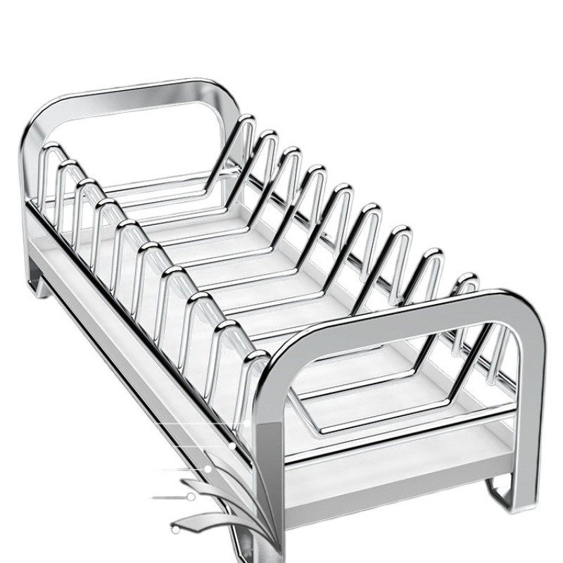 厨房碗碟收纳架不锈钢置物架碗碟盘沥水架橱柜内置碗筷盘子收纳盒,淘宝优惠券,粉丝福利购,淘宝优惠卷