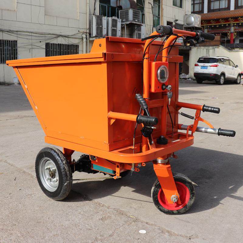 建筑工地电动手推三轮车搬运灰斗翻斗车拉沙拉砖拉粪农用自卸车,淘宝优惠券,粉丝福利购,淘宝优惠卷