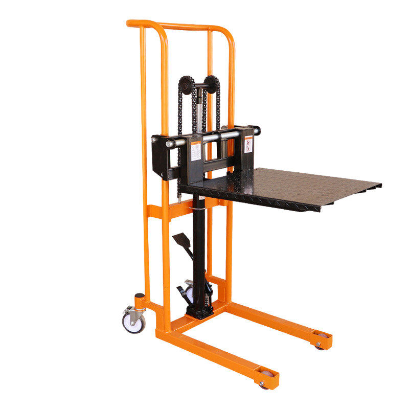 手动小叉车轻便型堆高车载重400公斤升高1.2米搬运堆垛车,淘宝优惠券,粉丝福利购,淘宝优惠卷