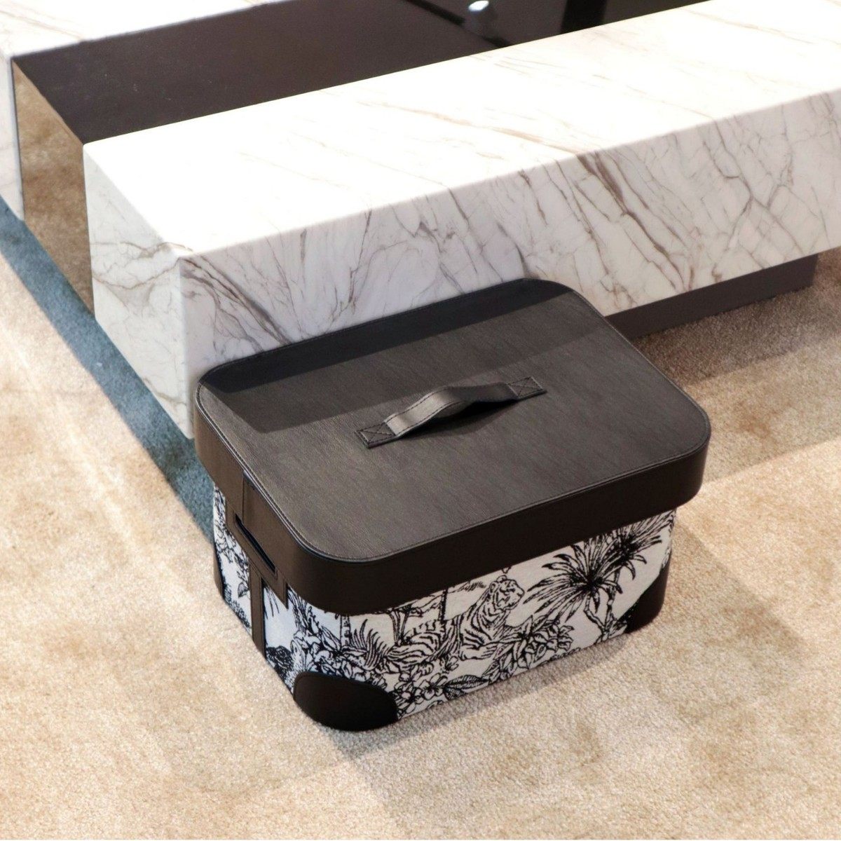 法式中古提花脏衣篓收纳篮带盖收纳箱收纳盒整理盒储物盒收纳筐,淘宝优惠券,粉丝福利购,淘宝优惠卷