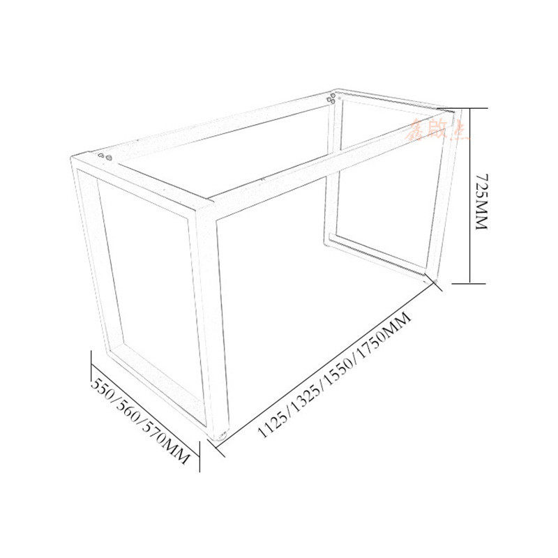 餐桌食堂台架办公桌腿会议室桌脚职员台桌架加厚家具五金配件,淘宝优惠券,粉丝福利购,淘宝优惠卷