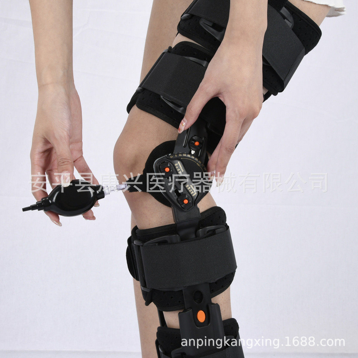 成人可调式带背带可行走膝关节固定支具可加固定透气膝部支具,淘宝优惠券,粉丝福利购,淘宝优惠卷