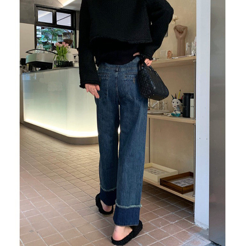 300斤大码梨形身材女色宽松显瘦卷边直筒,淘宝优惠券,粉丝福利购,淘宝优惠卷