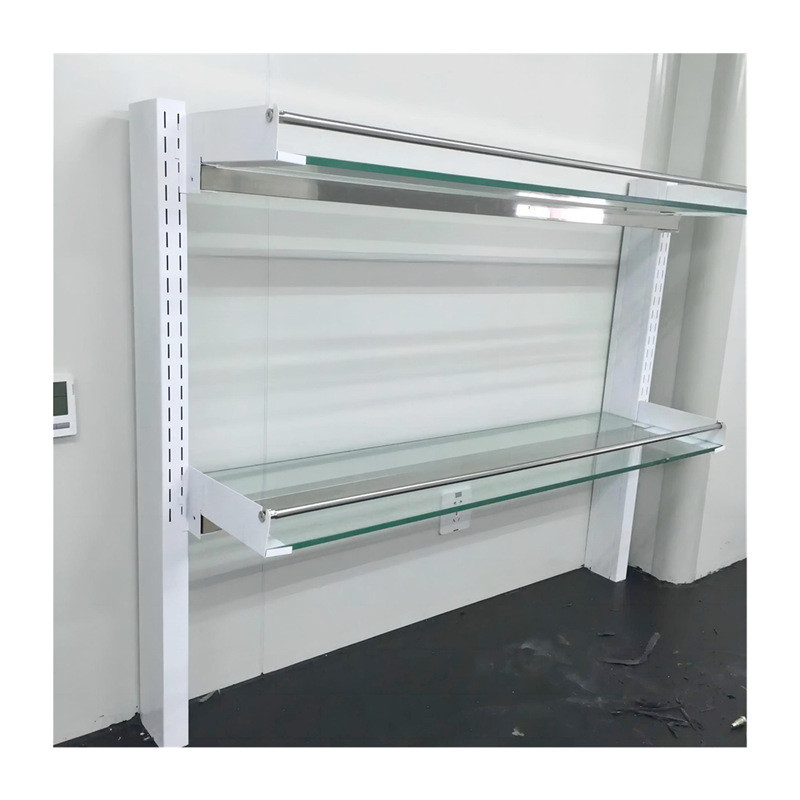 实验室铝玻钢玻试剂架边台试剂架钢玻架桌上架架实验储物架试剂架 - 图1