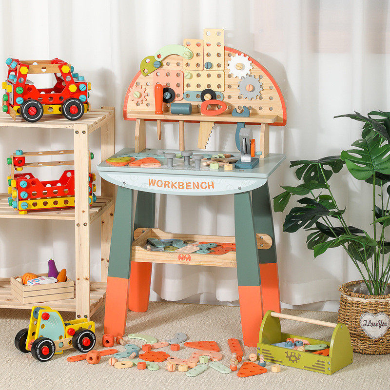 儿童工具台敲打玩具螺丝螺母锤组装拼装维修工具箱宝宝益智玩具,淘宝优惠券,粉丝福利购,淘宝优惠卷