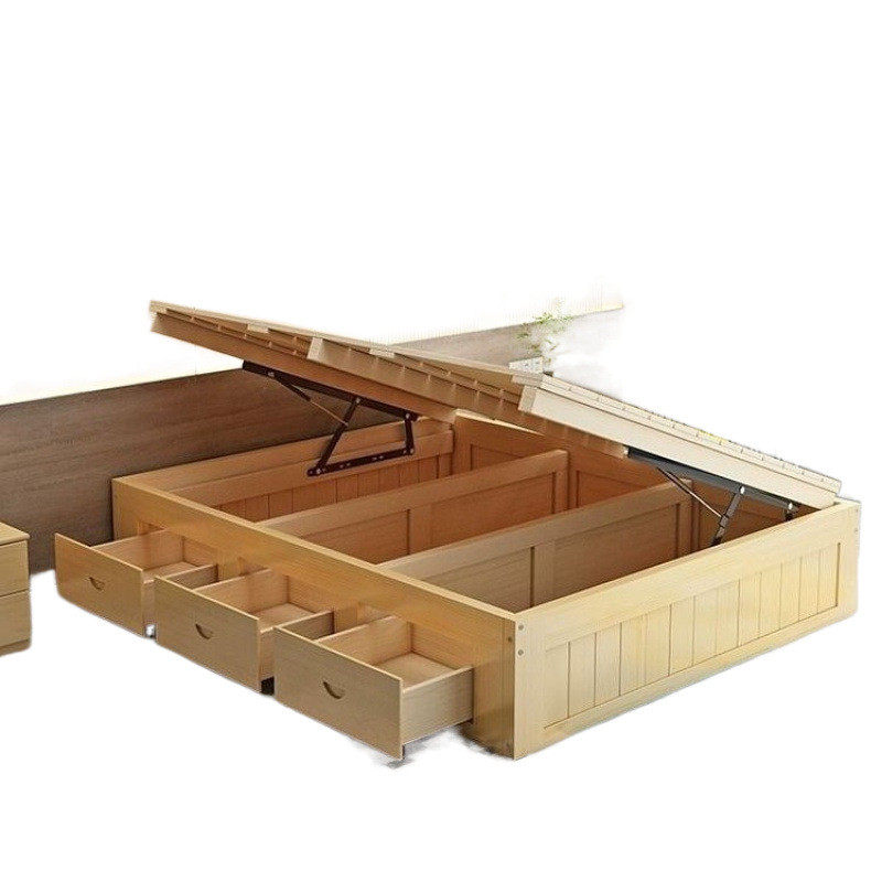 实木床架榻榻米床箱无床头儿童双人单人床箱体收纳气压高箱储物床,淘宝优惠券,粉丝福利购,淘宝优惠卷