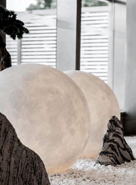 白敬亭同款Yulong Lab黄玉龙月亮灯暖月灯月球灯手工落地灯吊灯