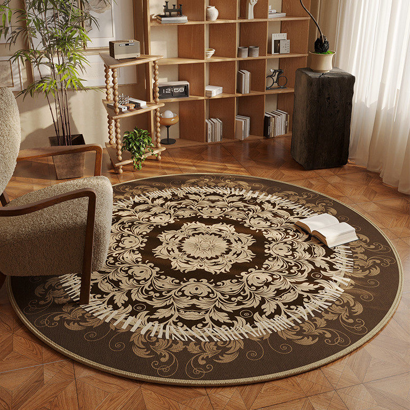 诧寂风圆形地毯卧室新款客厅沙发茶几垫子电脑椅子脚垫转椅小地垫,淘宝优惠券,粉丝福利购,淘宝优惠卷