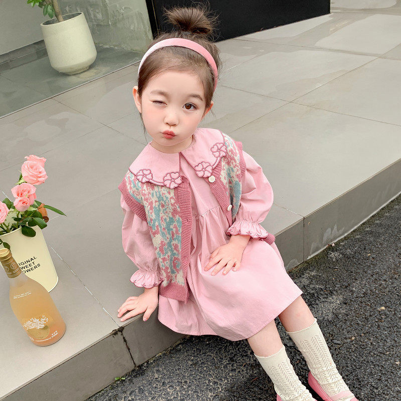 套装春季2025新款儿童洋气毛衣马甲时髦宝宝春装两件套,淘宝优惠券,粉丝福利购,淘宝优惠卷