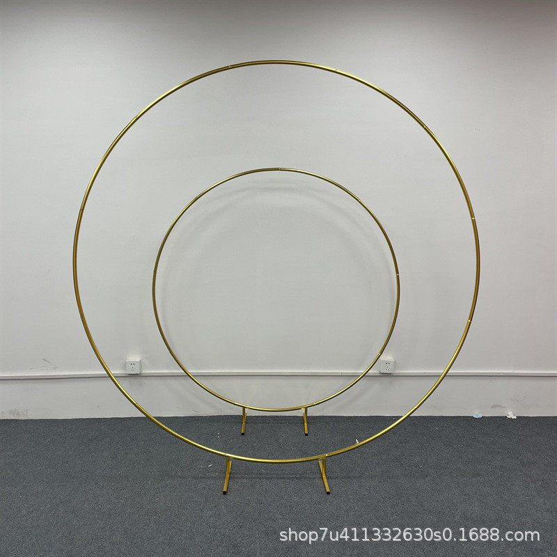 铁艺圆环气球拱门支架婚庆道具节日装扮摆件户外婚礼布置用,淘宝优惠券,粉丝福利购,淘宝优惠卷