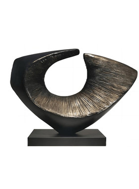 热销现代新中式酒店家居抽象饰品创意几何雕塑软装样板房玄关客厅