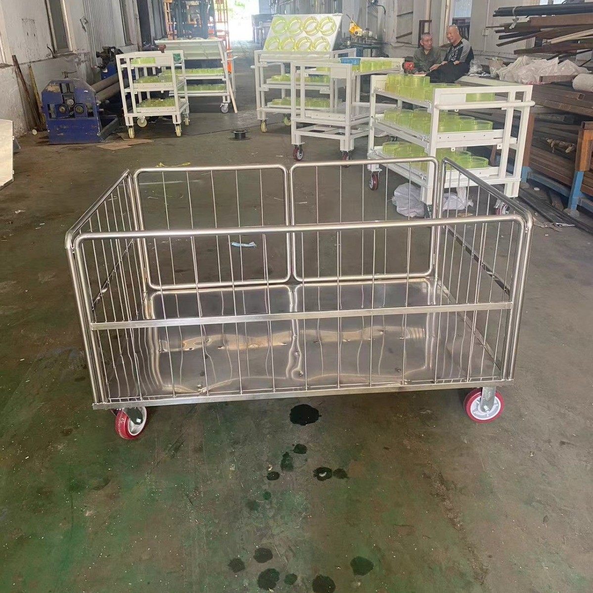 供应仓储重型笼铁笼子网线框式服装厂平板车制衣厂周转车折叠车,淘宝优惠券,粉丝福利购,淘宝优惠卷
