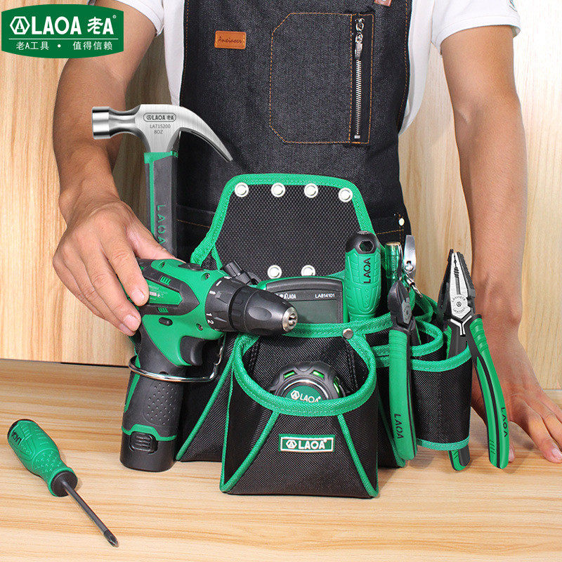 老A多功能木工装钉工具腰包电钻腰包多用包腰包腰挂工具包,淘宝优惠券,粉丝福利购,淘宝优惠卷