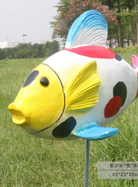 海洋馆海洋热带鱼系列树脂工艺品摆件园林景观小品仿真现代装饰品