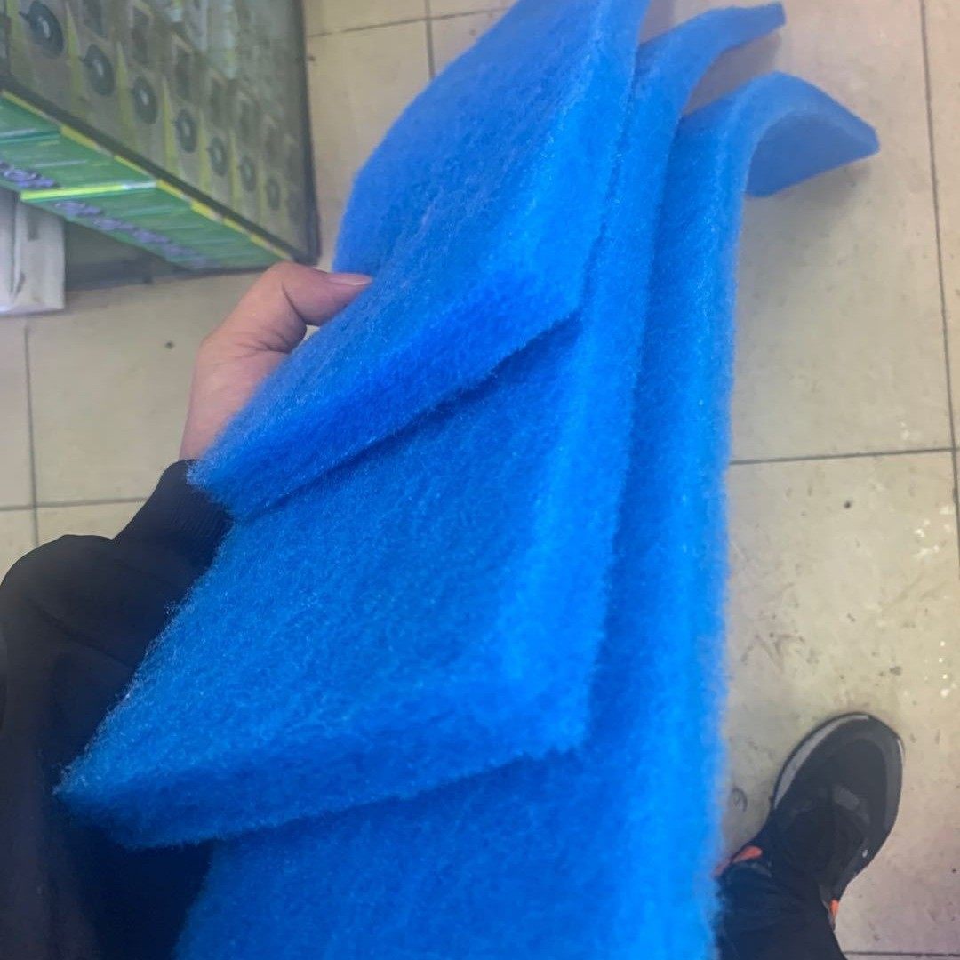 蓝色耐洗加厚加密大卷棉鱼缸过滤材料水族箱底滤棉生化珍珠棉,淘宝优惠券,粉丝福利购,淘宝优惠卷