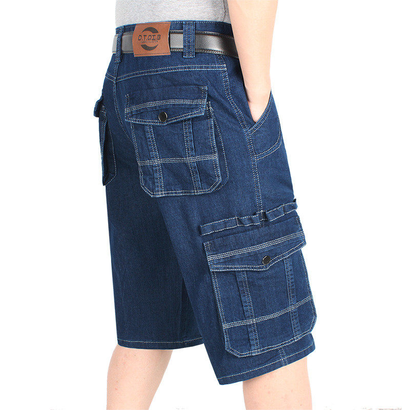 工装多口袋中年男士宽松大码透气七分裤爸爸装夏季薄款,淘宝优惠券,粉丝福利购,淘宝优惠卷