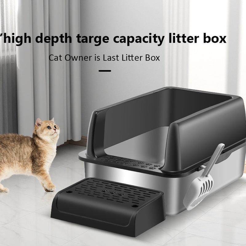 乐在猫砂盆半封闭超大号猫厕所隔臭带砂笼子猫屎盆防外溅猫咪用品,淘宝优惠券,粉丝福利购,淘宝优惠卷