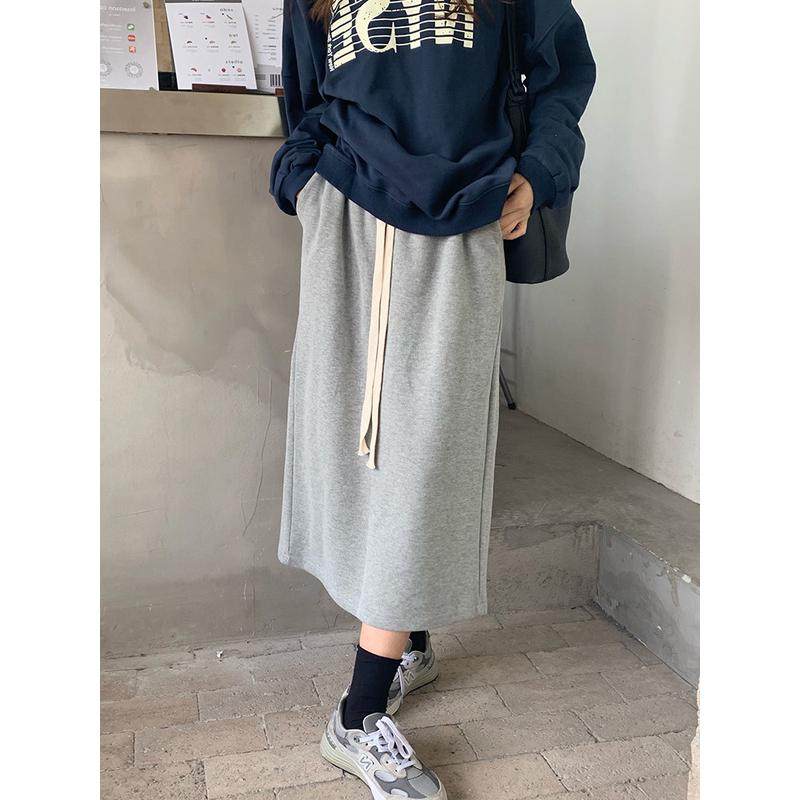 大码胖mm休闲女春秋中长款梨形身材遮胯显瘦a字裙,淘宝优惠券,粉丝福利购,淘宝优惠卷