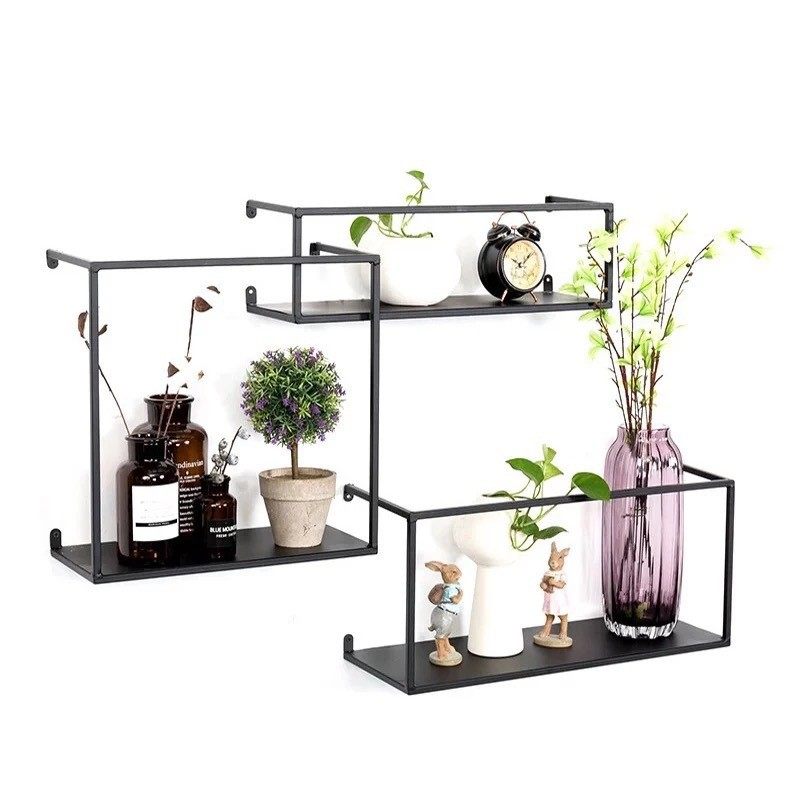 热销现代简约铁艺壁架家用客厅创意卧室墙上置物架组合花架墙上书,淘宝优惠券,粉丝福利购,淘宝优惠卷