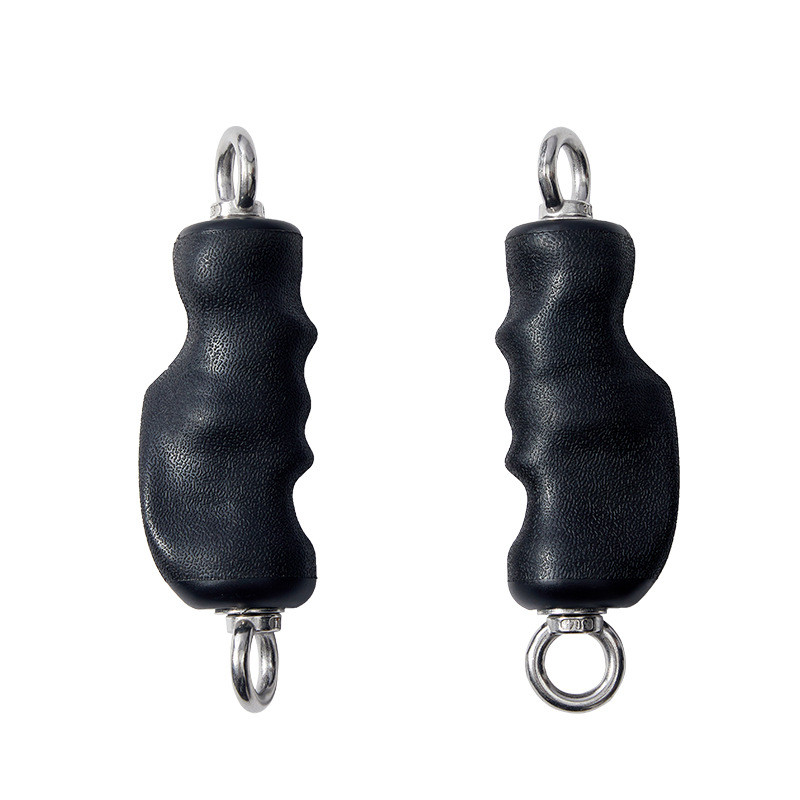 低拉划船综合训练器拉杆负重训练杆三角肌V把手健身器材拉力手柄 - 图0