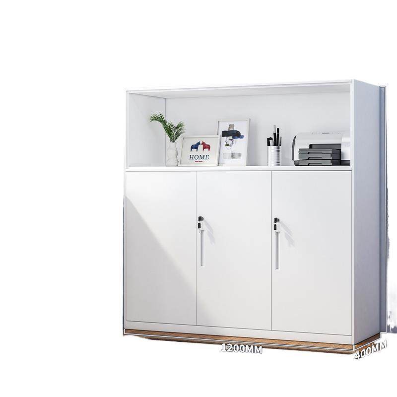 经济家用书柜玻璃门防尘书架置物柜办公室文件柜铁皮储物柜子带锁,淘宝优惠券,粉丝福利购,淘宝优惠卷