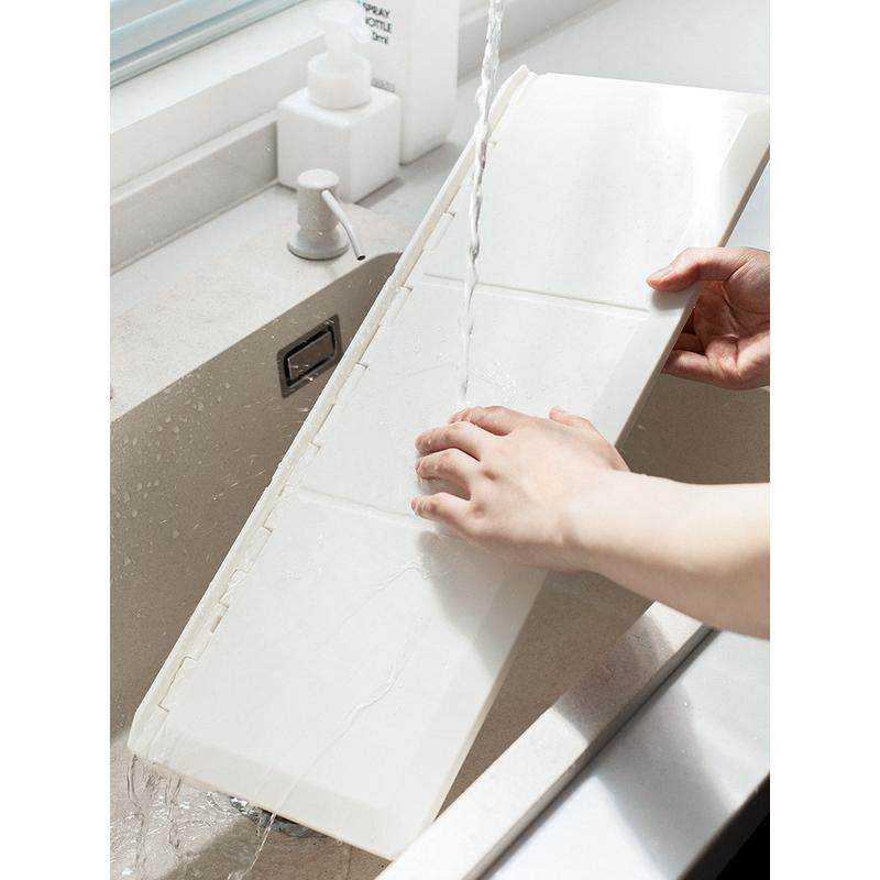 S588家用厨房墙上置物架壁挂收纳折叠板配菜架免打孔塑料墙面置物,淘宝优惠券,粉丝福利购,淘宝优惠卷