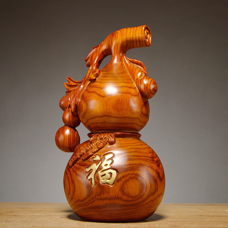 实木质雕刻葫芦摆件花梨木雕刻工艺品家居客厅办公室装饰新居送礼,淘宝优惠券,粉丝福利购,淘宝优惠卷