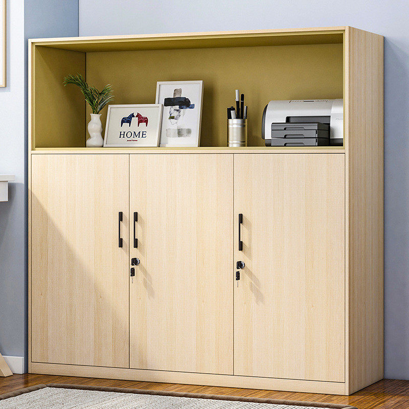 经济家用书柜玻璃门防尘书架置物柜办公室文件柜铁皮储物柜子带锁,淘宝优惠券,粉丝福利购,淘宝优惠卷