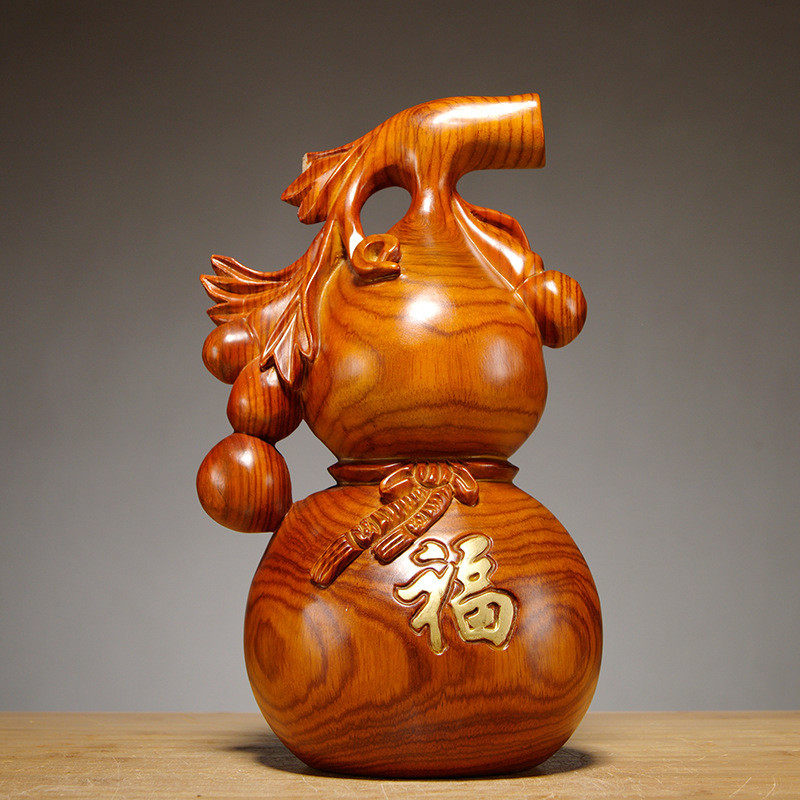 实木质雕刻葫芦摆件花梨木雕刻工艺品家居客厅办公室装饰新居送礼,淘宝优惠券,粉丝福利购,淘宝优惠卷