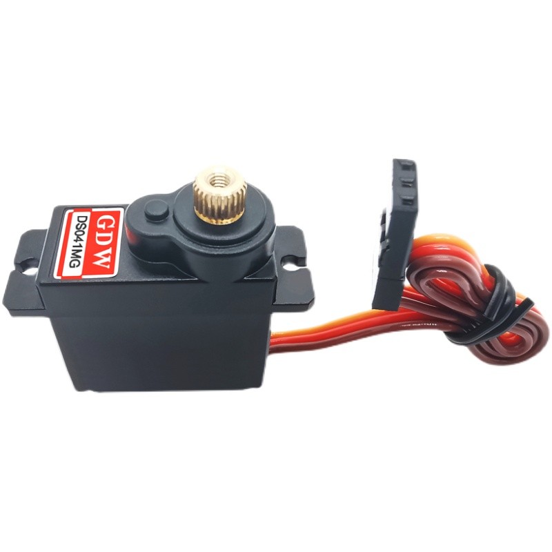 GDW DS041MG 5KG扭力金属齿机器人直升机固定翼9g12g微型数字舵机 - 图3