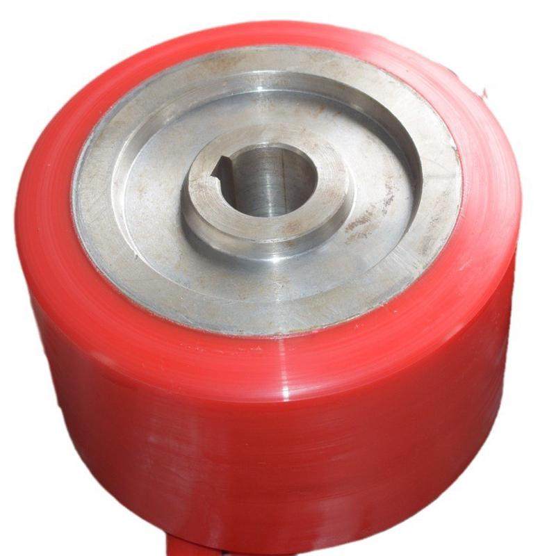 45号钢铁芯包聚氨酯摩擦轮传动驱动轮橡胶滚轮邵氏硬度92A,淘宝优惠券,粉丝福利购,淘宝优惠卷