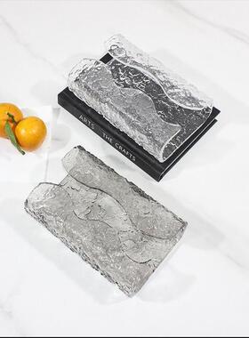 饰艺术创意抽纸盒客厅餐厅茶几餐桌创意感纸巾盒摆件软装现代简约