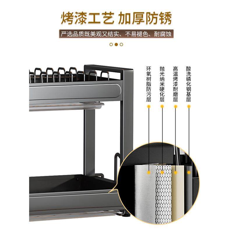 cs厨房碗架沥水架置物架家用台面多功能放碗盘碗筷碗碟收纳架盒碗,淘宝优惠券,粉丝福利购,淘宝优惠卷