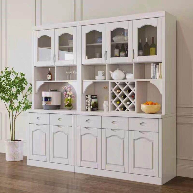 实木餐边柜酒柜客厅靠墙碗柜厨房储物柜中式收纳柜多功能置物家具,淘宝优惠券,粉丝福利购,淘宝优惠卷