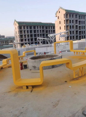 热销玻璃钢凳池座凳雕塑户外广场商场公园休闲拼接玻璃钢异形座树