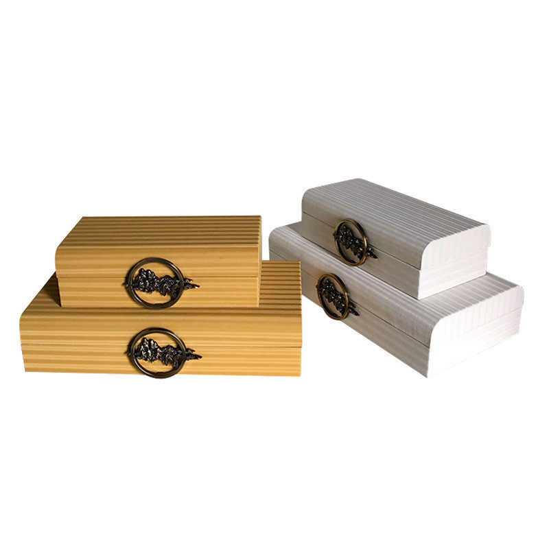 样板房木质工艺品储物盒酒店新中式首饰收纳盒售楼处软装装饰摆件,淘宝优惠券,粉丝福利购,淘宝优惠卷