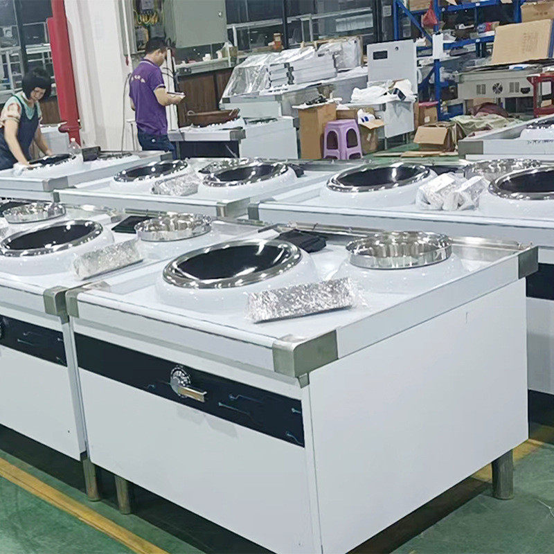 商用电磁炉单头单尾小炒灶8/15/20KW猛火炉食堂厨房电炒设备厂家 - 图0