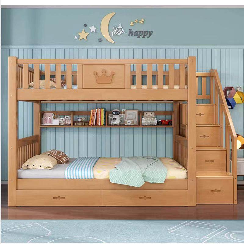 全实木上下铺木床双层床宿舍高低床学生员工两层上下床子母儿童床,淘宝优惠券,粉丝福利购,淘宝优惠卷
