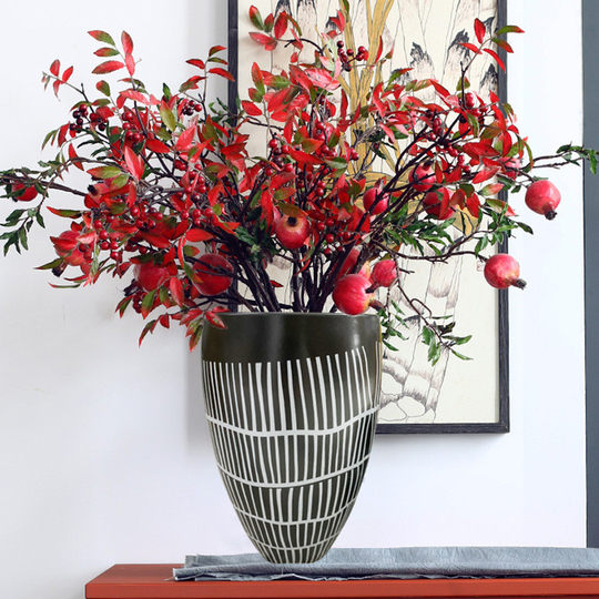 Heißverkaufte Dekorationen, Vasen, Blumenkunst, Wohnzimmer-Couchtisch, Esstisch, Blumenarrangement, Keramik-Blumenwaren, Musterhaus, Verkaufsbüro, neuer chinesischer Stil