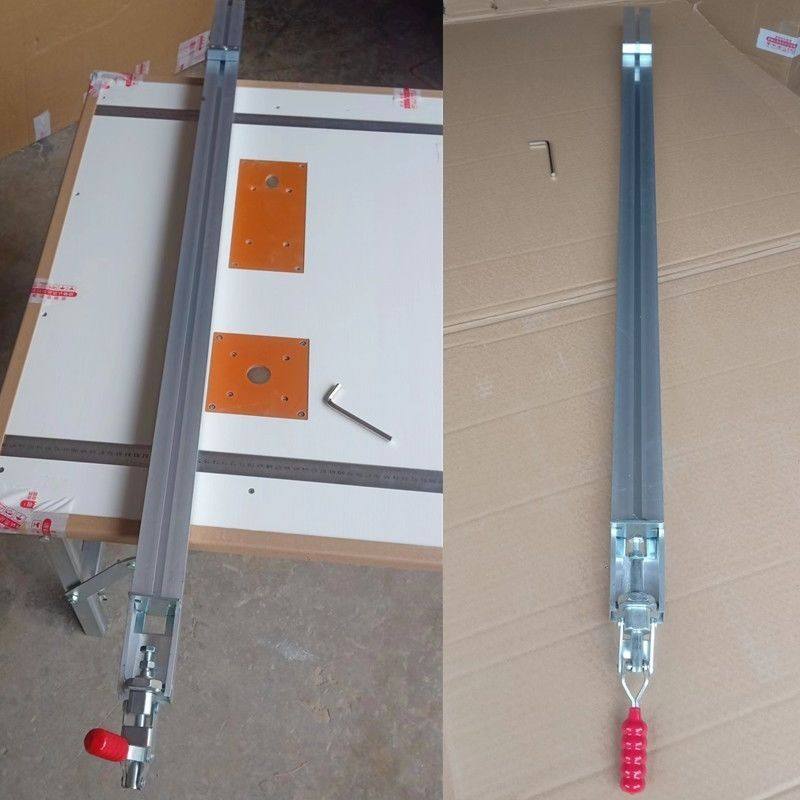 木工锯台靠尺铝金木工台锯配件快速定位靠尺靠山木工裁板靠尺,淘宝优惠券,粉丝福利购,淘宝优惠卷