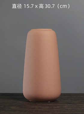 简约北欧陶瓷花瓶客厅电视柜创意工艺品摆件ins花瓶时尚家居软装