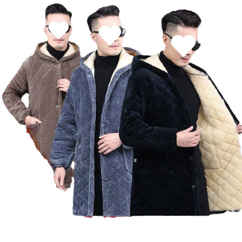 现货四川省省服男加肥加大罩衣士棉衣加绒加厚工作服宽松码长款棉,淘宝优惠券,粉丝福利购,淘宝优惠卷