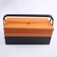 85-piece auto repair tool set professional mechanic kit tool box multifunction folding three-layer hardware tool set
