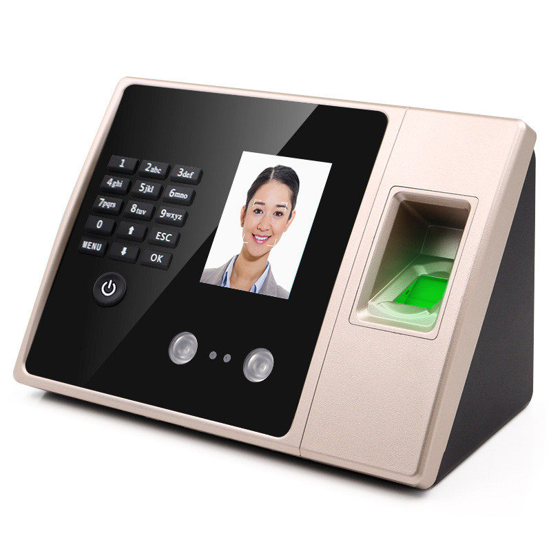 Attendance Machine Dong is FA02 facial recognition Chinese and English version of the work clock-in machine with power outage punch-in and swipe ID card